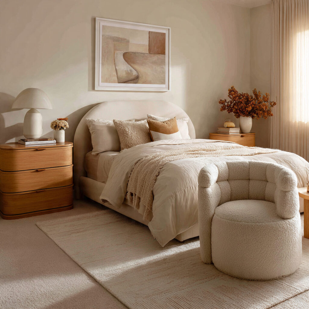 Curved Furniture Arrangement Idea