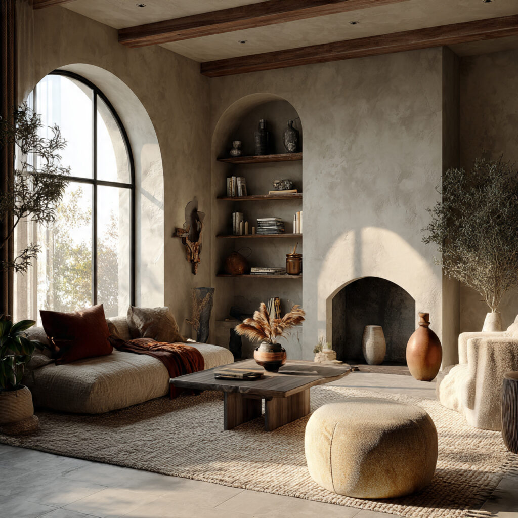 Earth-Tone Living Room Ideas