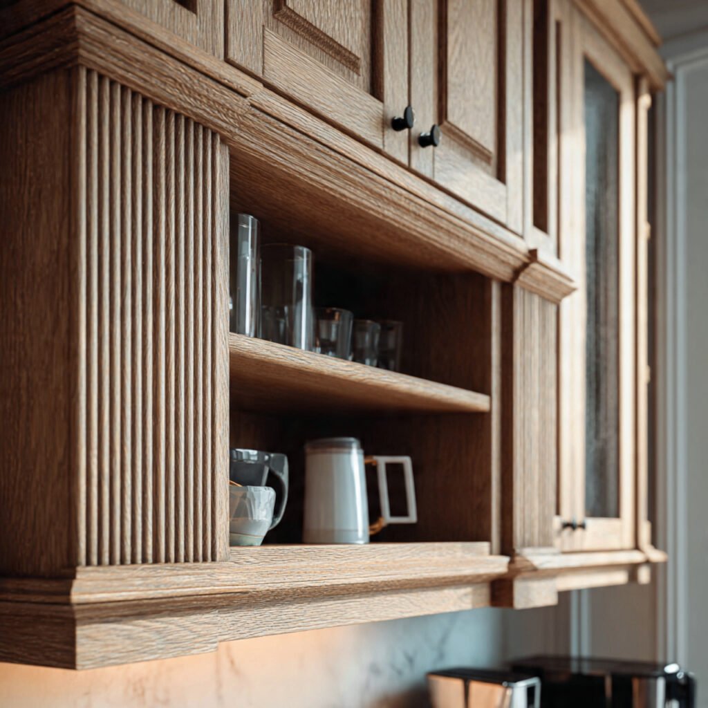 Fluted Wood Cabinet Ideas