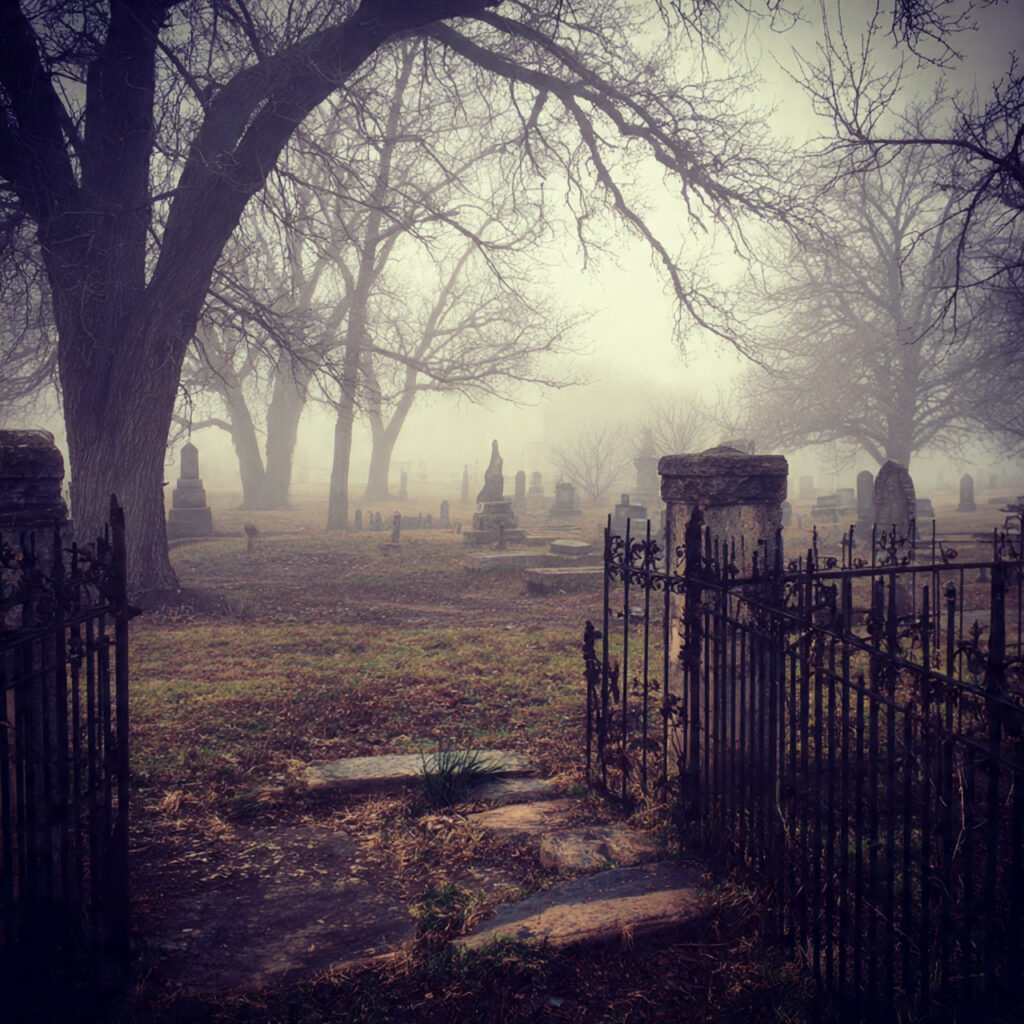 Foggy Cemetery Outdoor Ideas