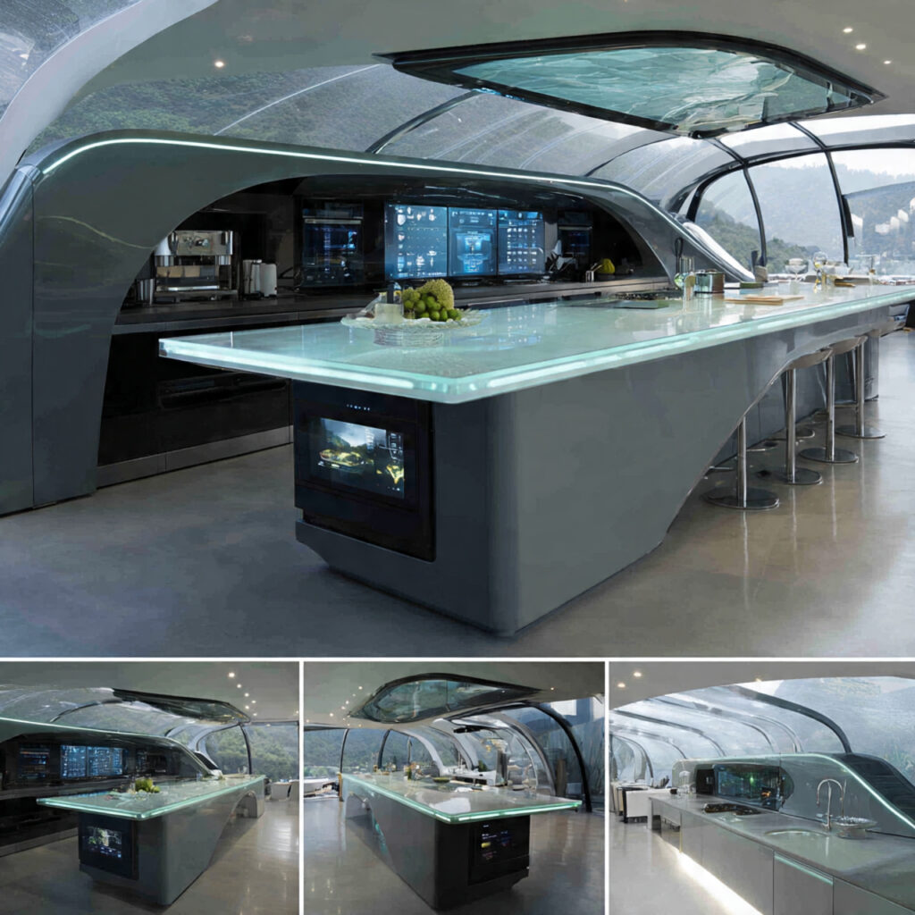 29 Fresh Kitchen Inspiration Ideas 2026 You’ll Love 26 Futuristic High-Tech Kitchen Ideas