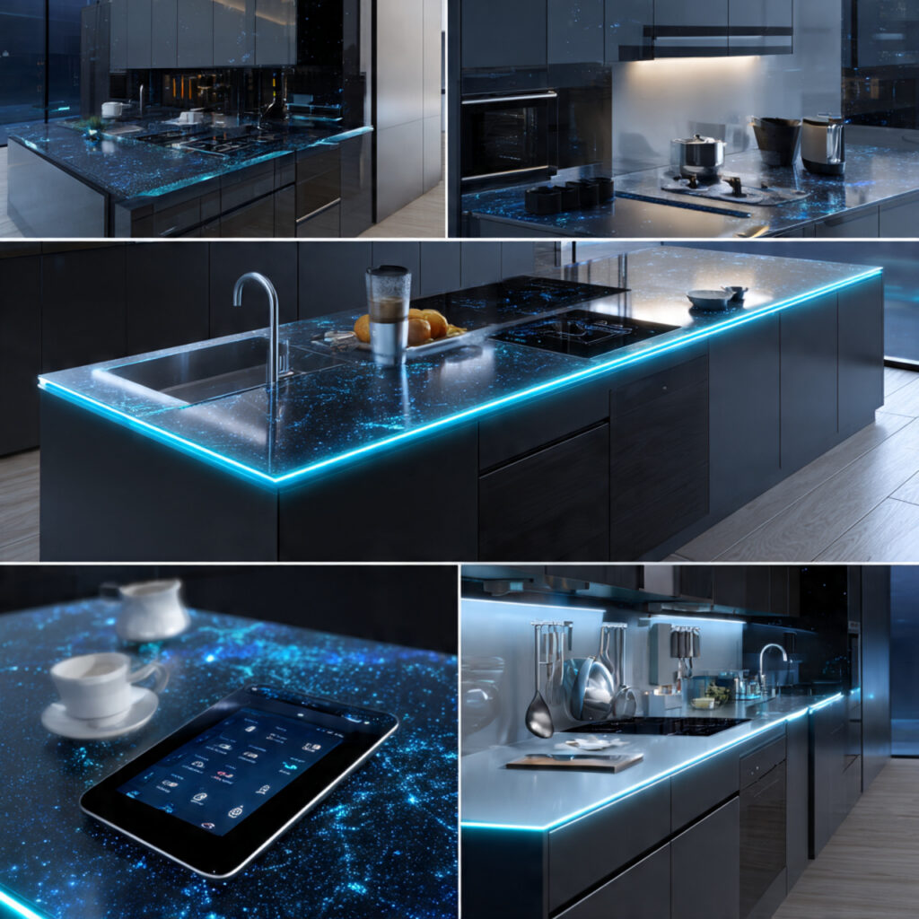 High-Tech Smart Kitchen Idea