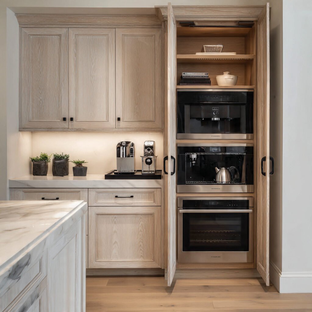 Hidden Appliance Cabinet Ideas