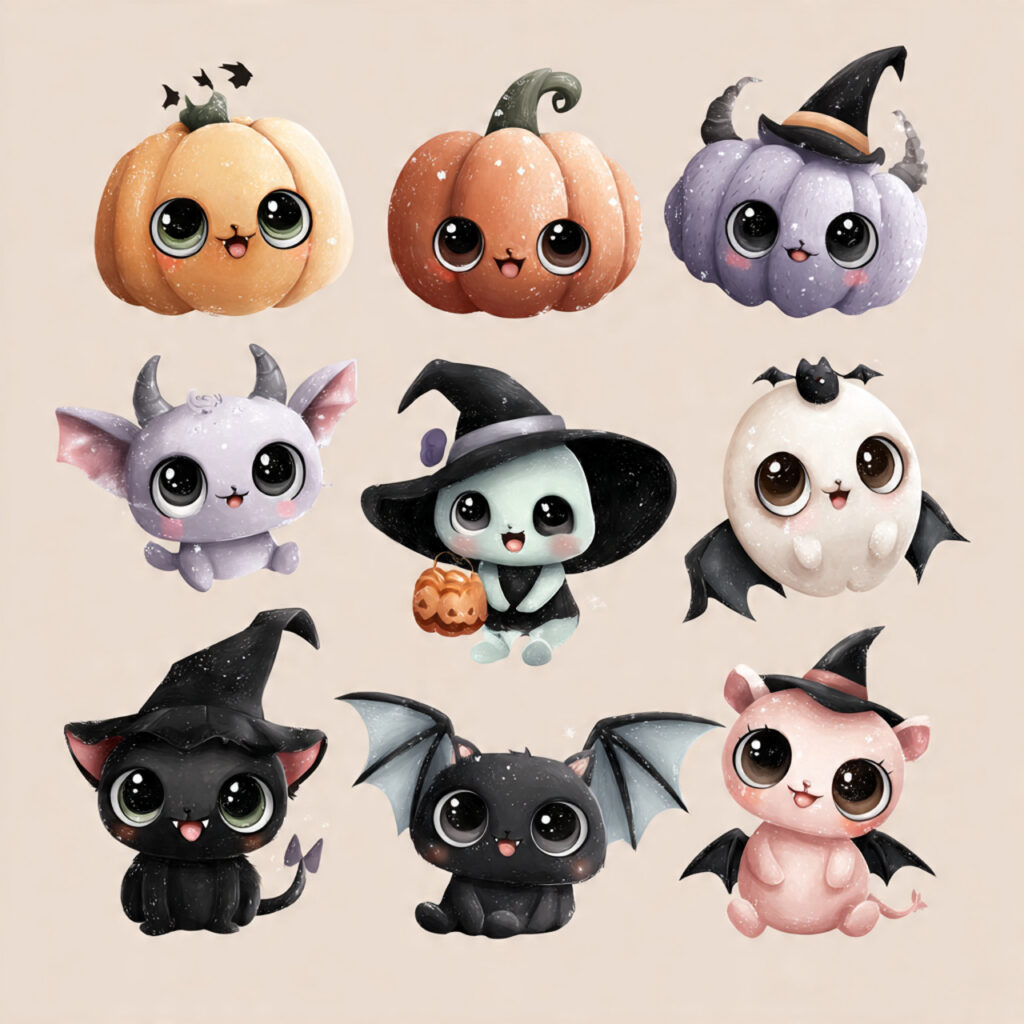 Kawaii Halloween Character Ideas