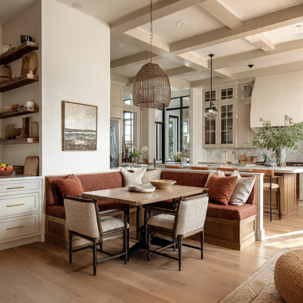 Cozy Retro Kitchen Vibes Idea