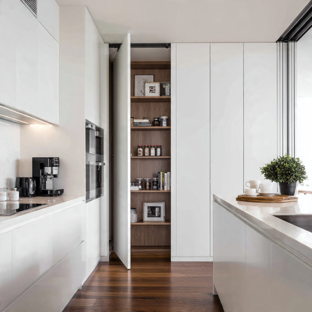 Concealed Pantry Entrance Idea
