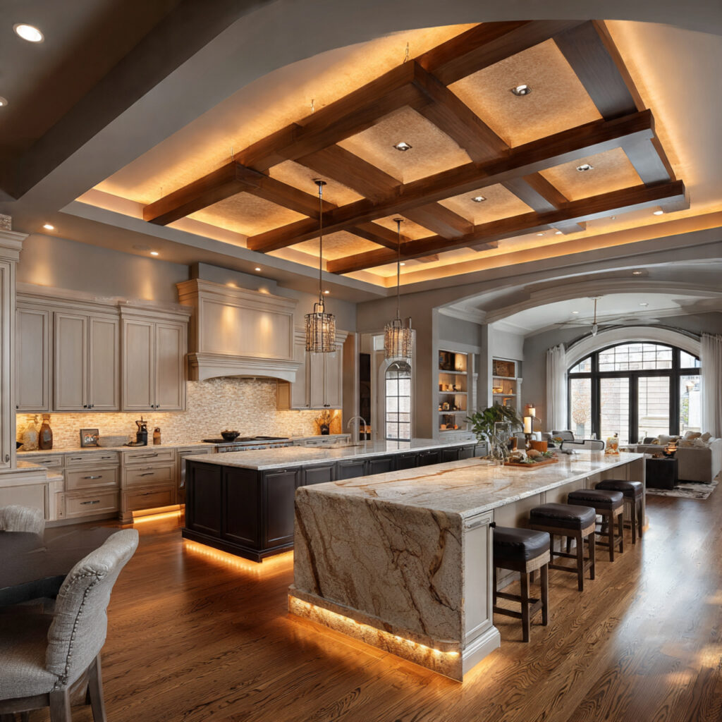 Statement Ceiling Kitchen Idea