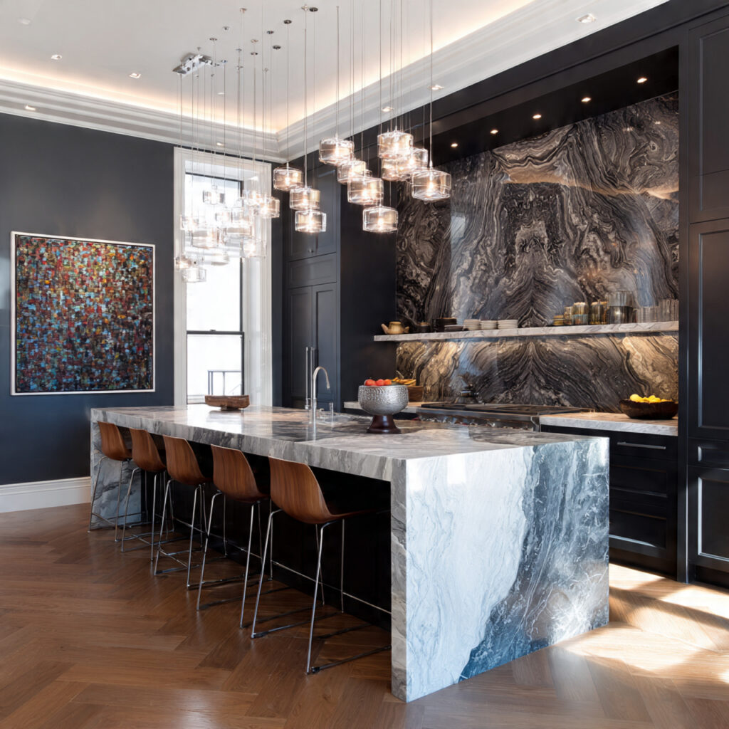 Bold Backsplash Kitchen Idea