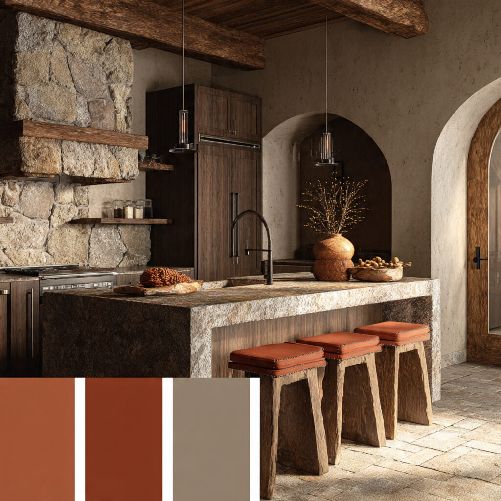 Earthy Tones Kitchen Idea
