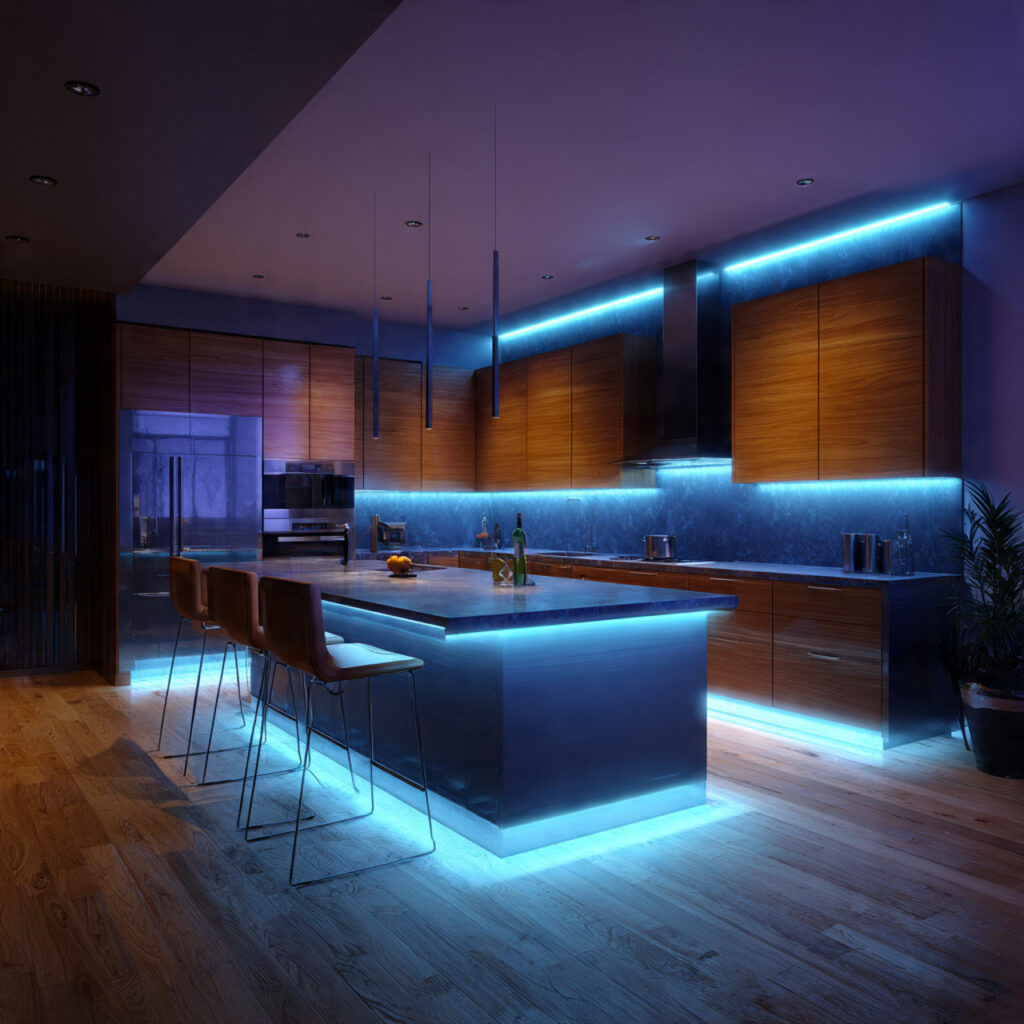 Smart Lighting Kitchen Idea