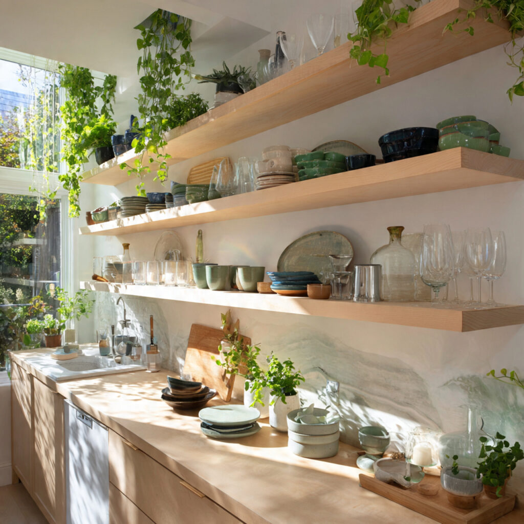 Open Shelving Kitchen Idea