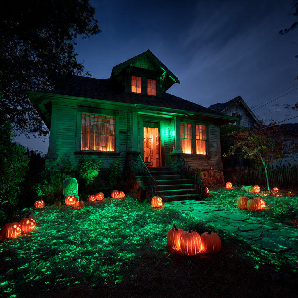 LED Light Halloween Display Ideas