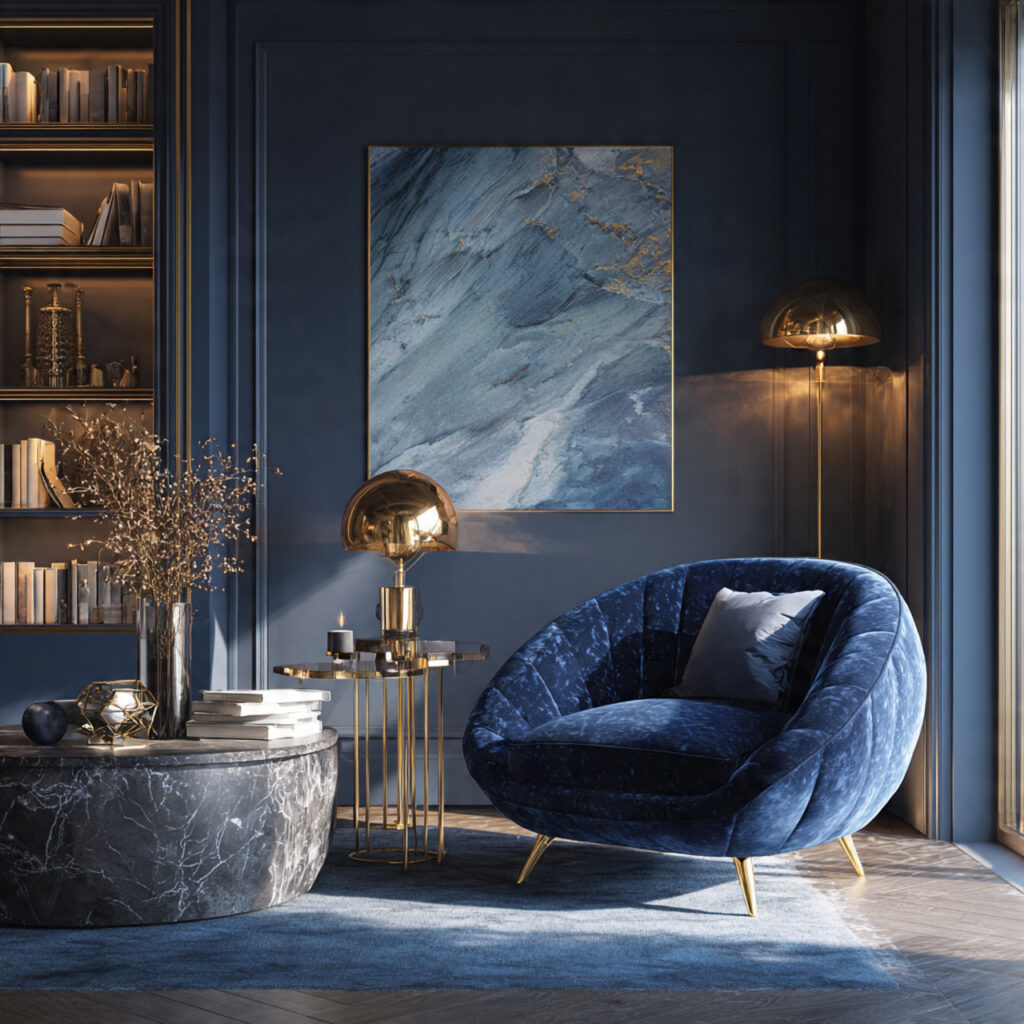Velvet Luxe Living Room Chair Ideas