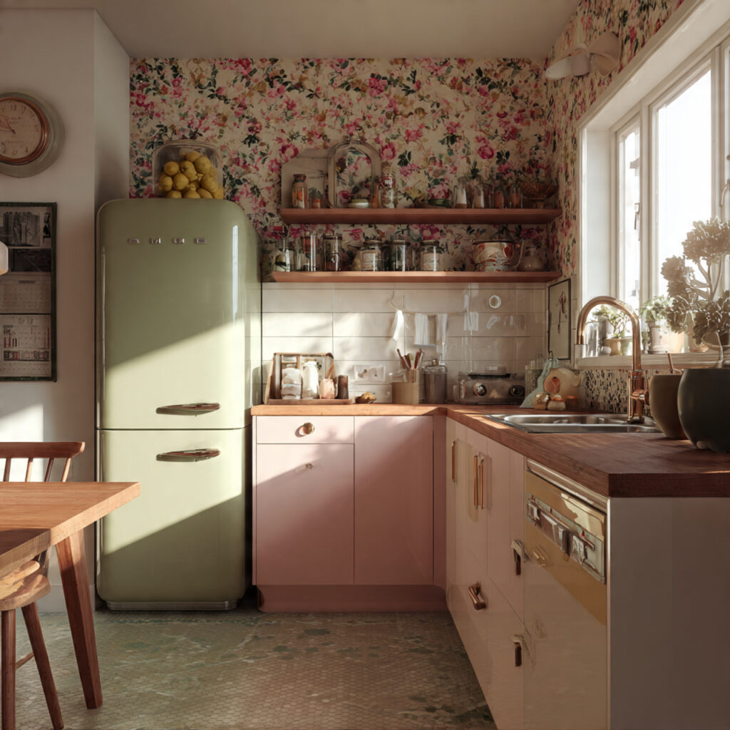 27 Vintage Kitchen Ideas 2026 Ideas Full of Classic Charm 15 Mid-Century Vintage Kitchen Ideas