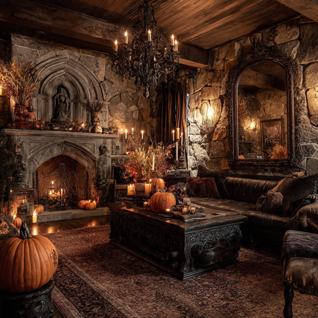 Midnight Mansion Halloween Room Decor Ideas
