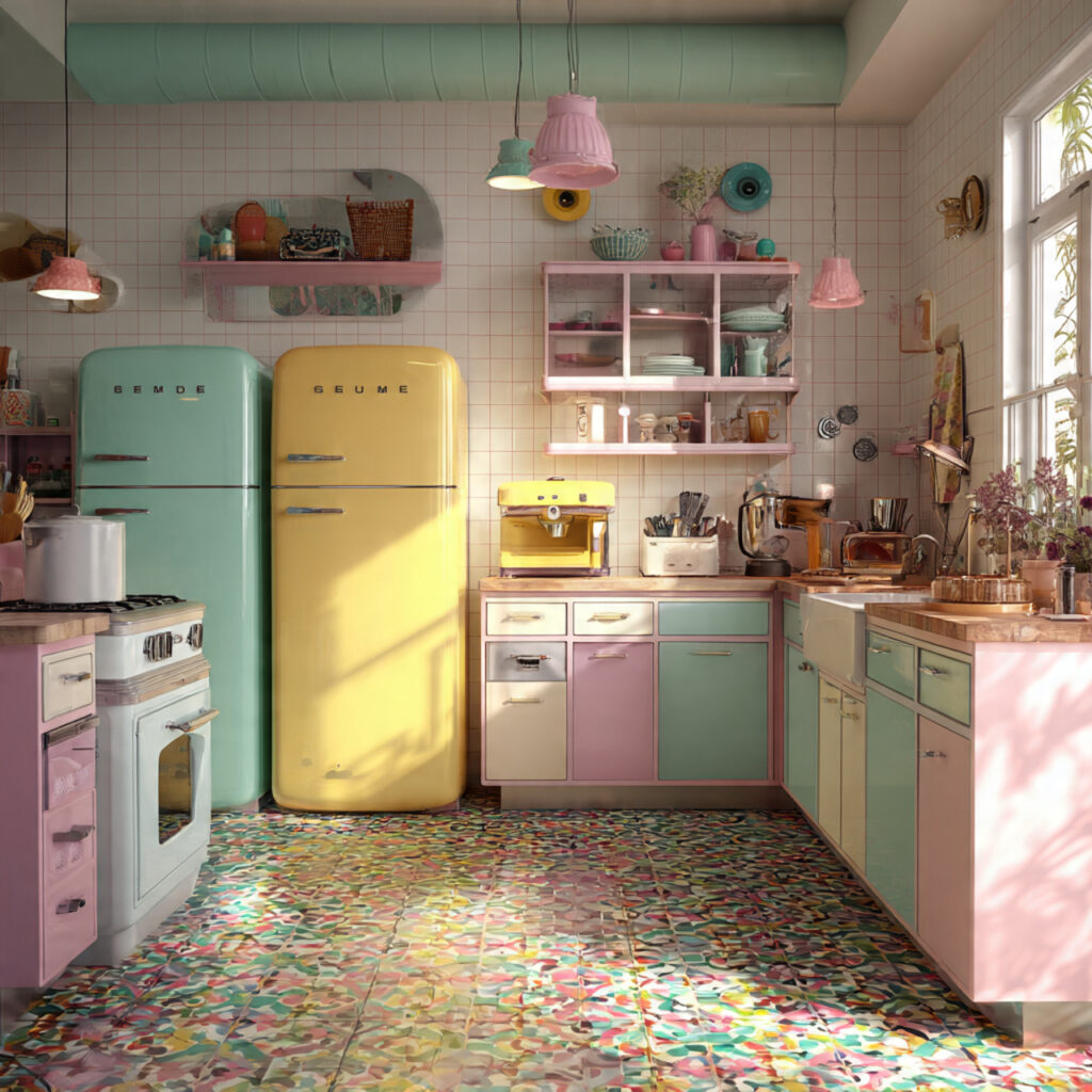 Vintage Modern Fusion Kitchen Idea