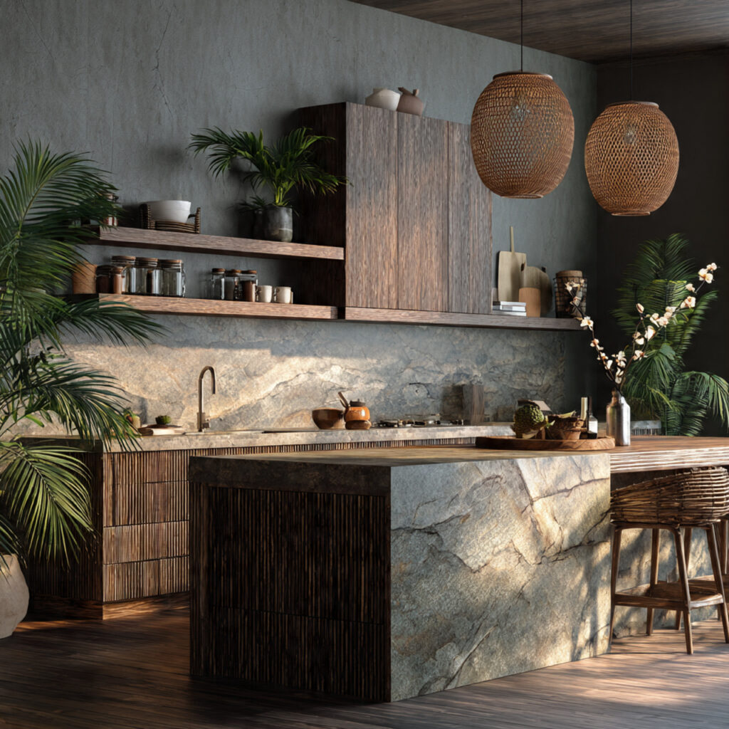 Cozy Industrial Kitchen Idea