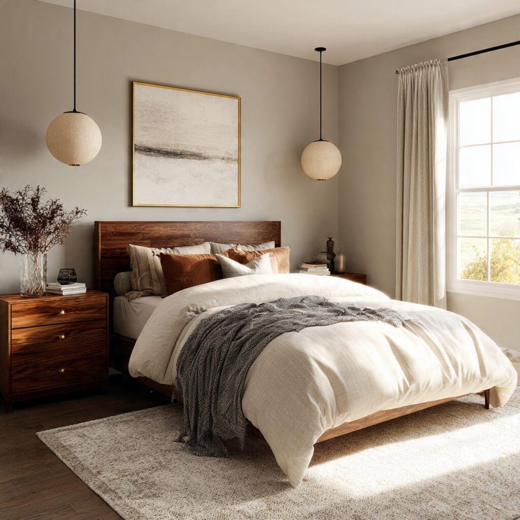 Warm Brown and Soft Cream Balance Ideas