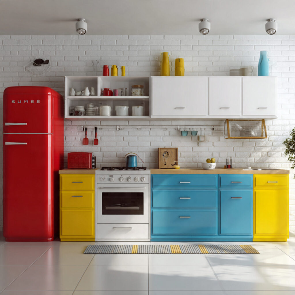 Color-Pop Kitchen Idea