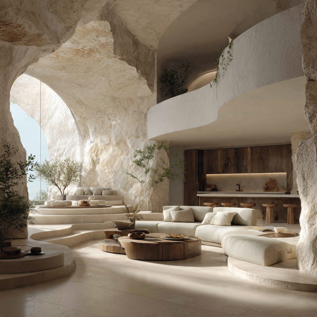 Organic Modern Open Room Idea