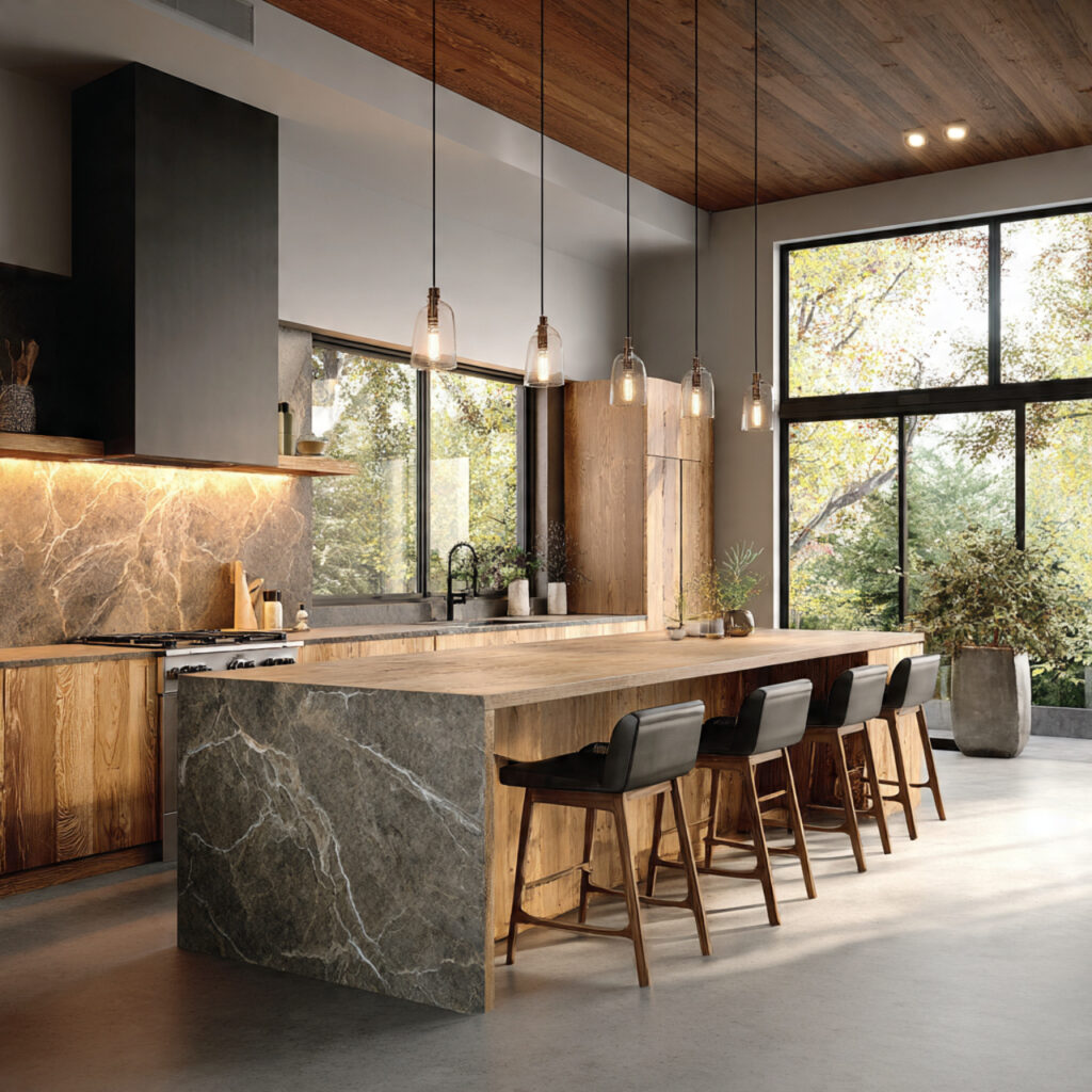 Organic Modern Cozy Kitchen Idea