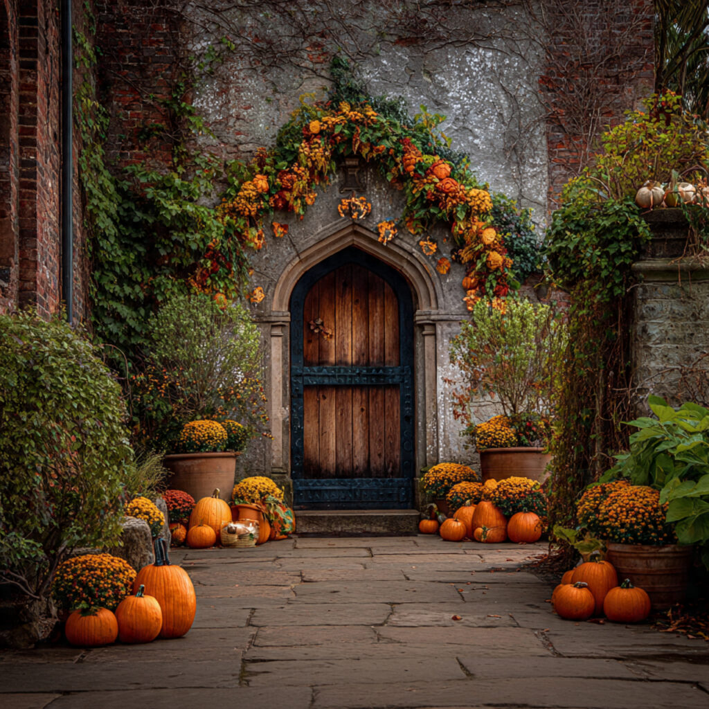 Pumpkin Archway Entrance Ideas