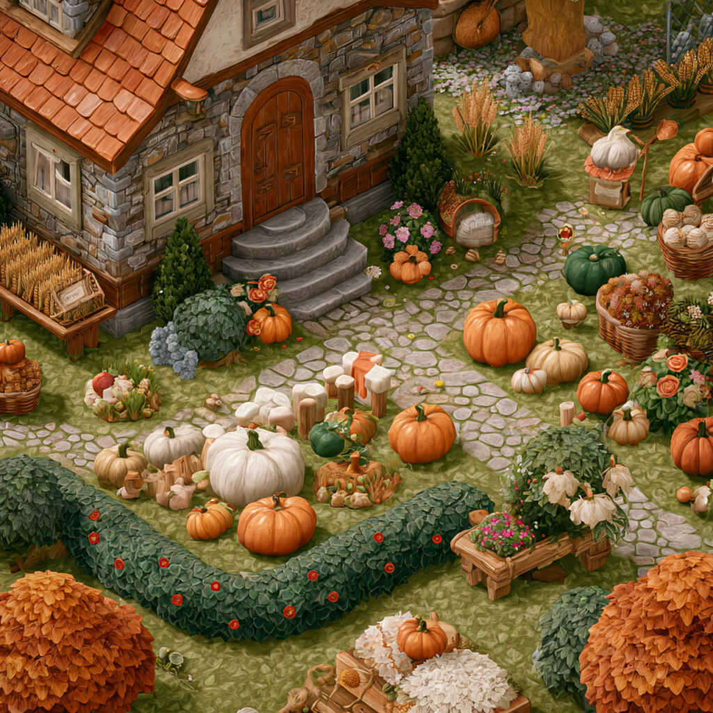 Pumpkin Patch Lawn Ideas