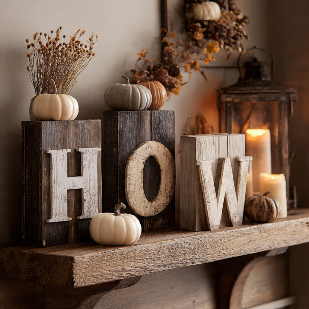 Farmhouse Halloween sign ideas