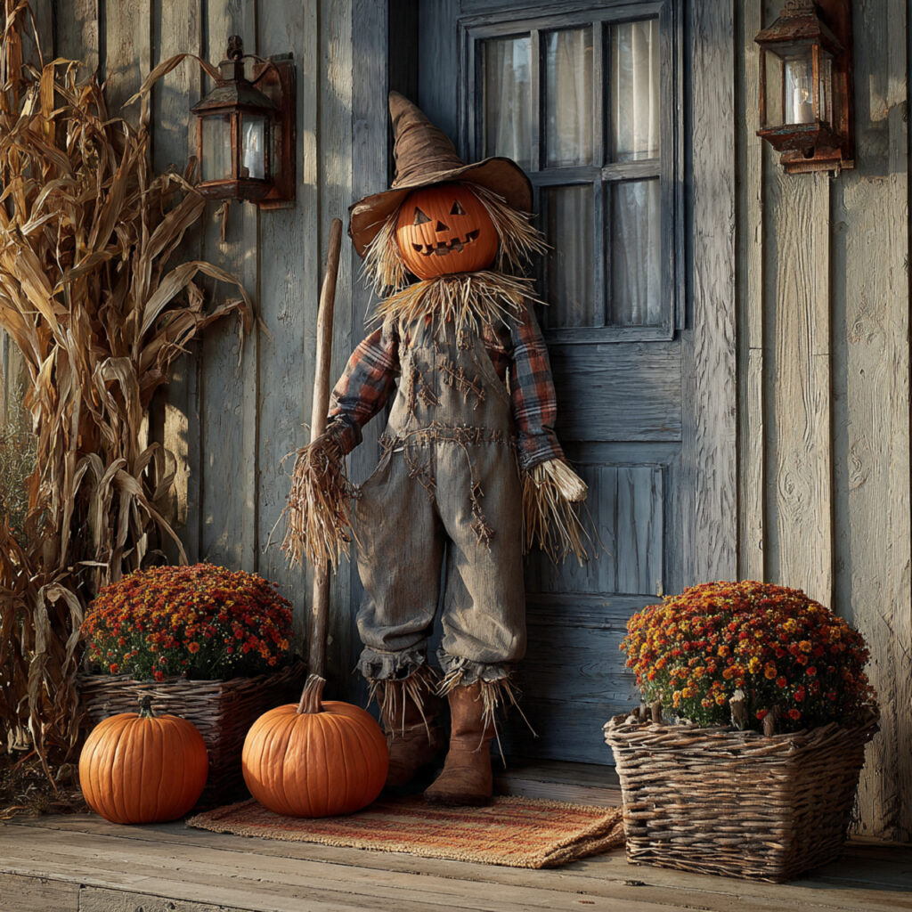Scarecrow Outdoor Decoration Ideas