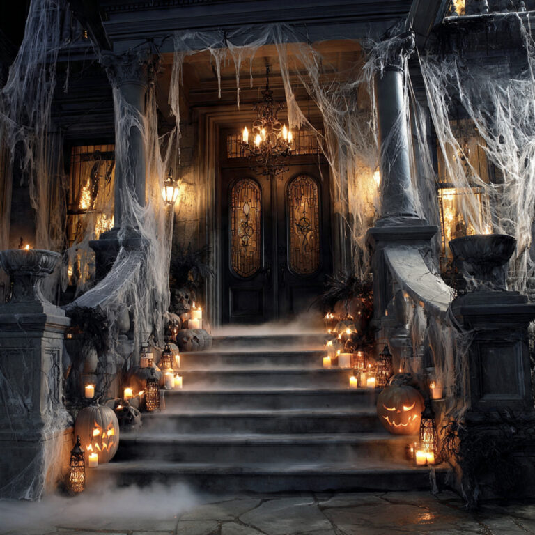 27 Scary Halloween Porch Decorations 2026 Ideas for a Truly Haunted Look 4 scary halloween porch decorations 2026