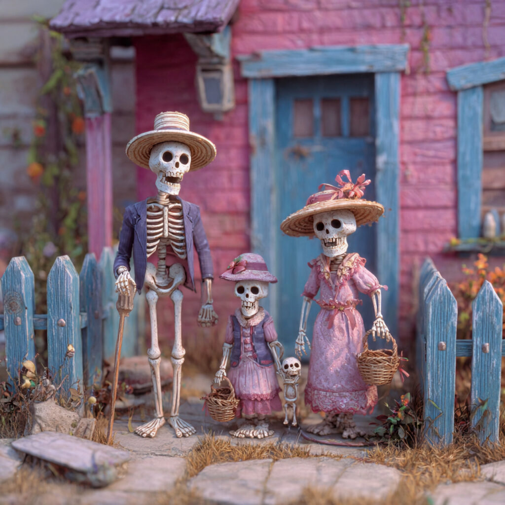 Skeleton Family Yard Ideas