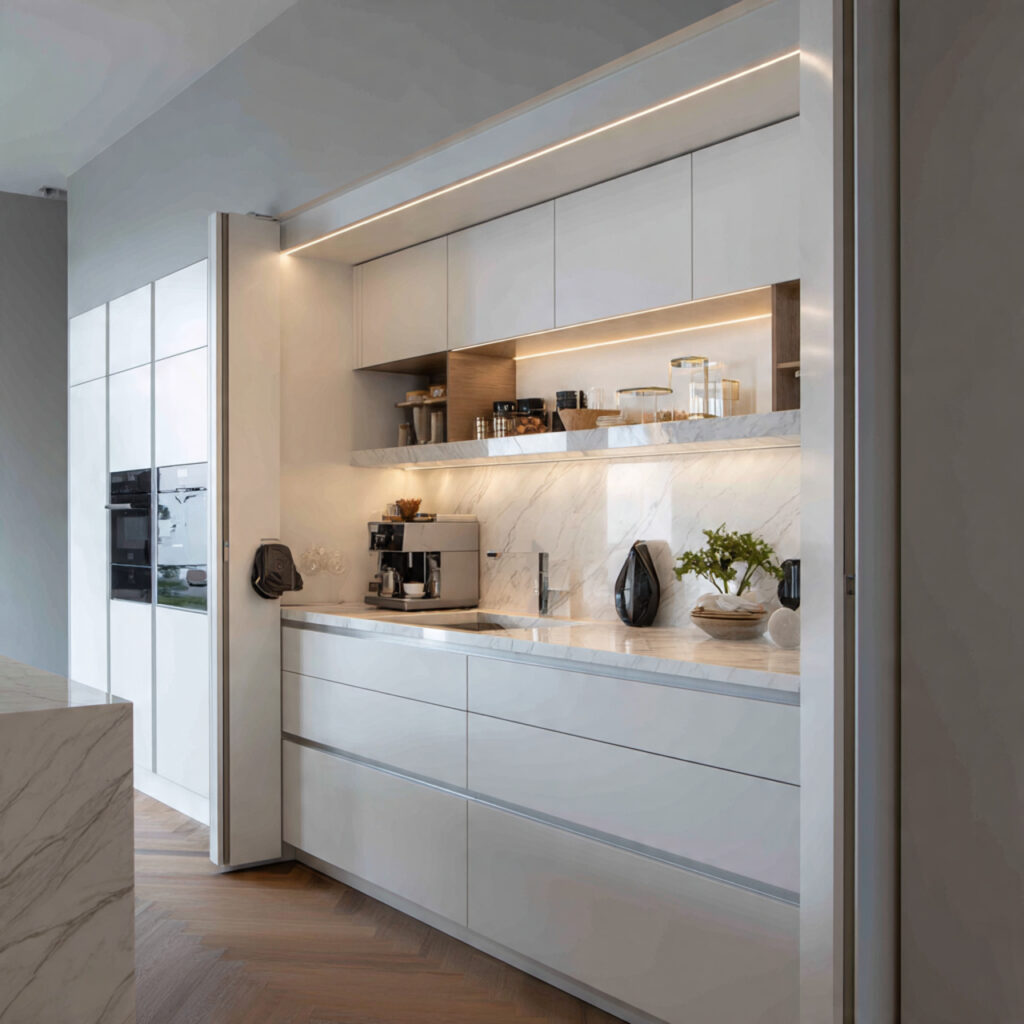 Hidden Storage Kitchen Idea