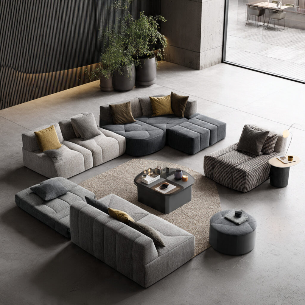 Modular Living Room Seating Ideas