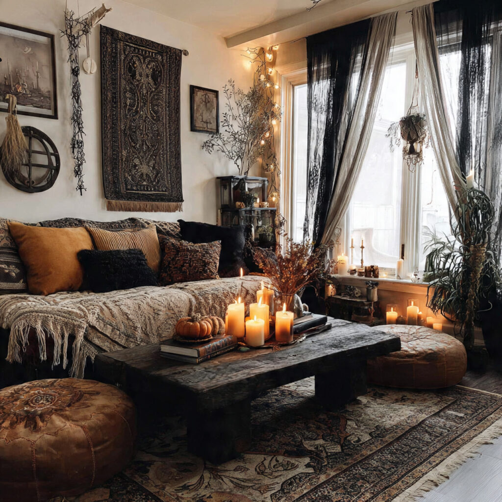 Spooky Boho Halloween Room Decor Ideas
