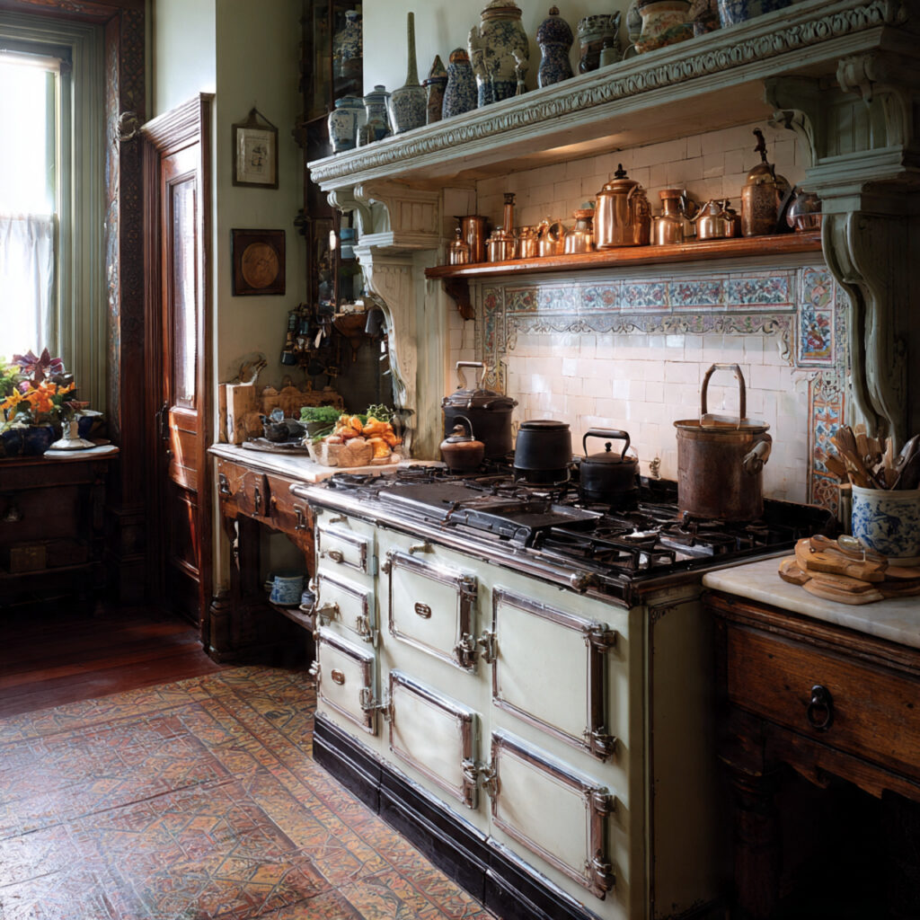 27 Vintage Kitchen Ideas 2026 Ideas Full of Classic Charm 24 Victorian-Era Kitchen Revival Ideas