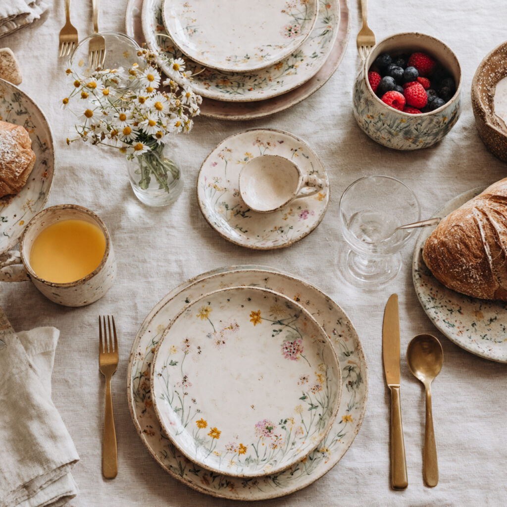 Floral Patterned Dishware