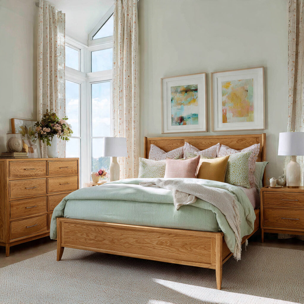 Honey-Toned Wood Furniture