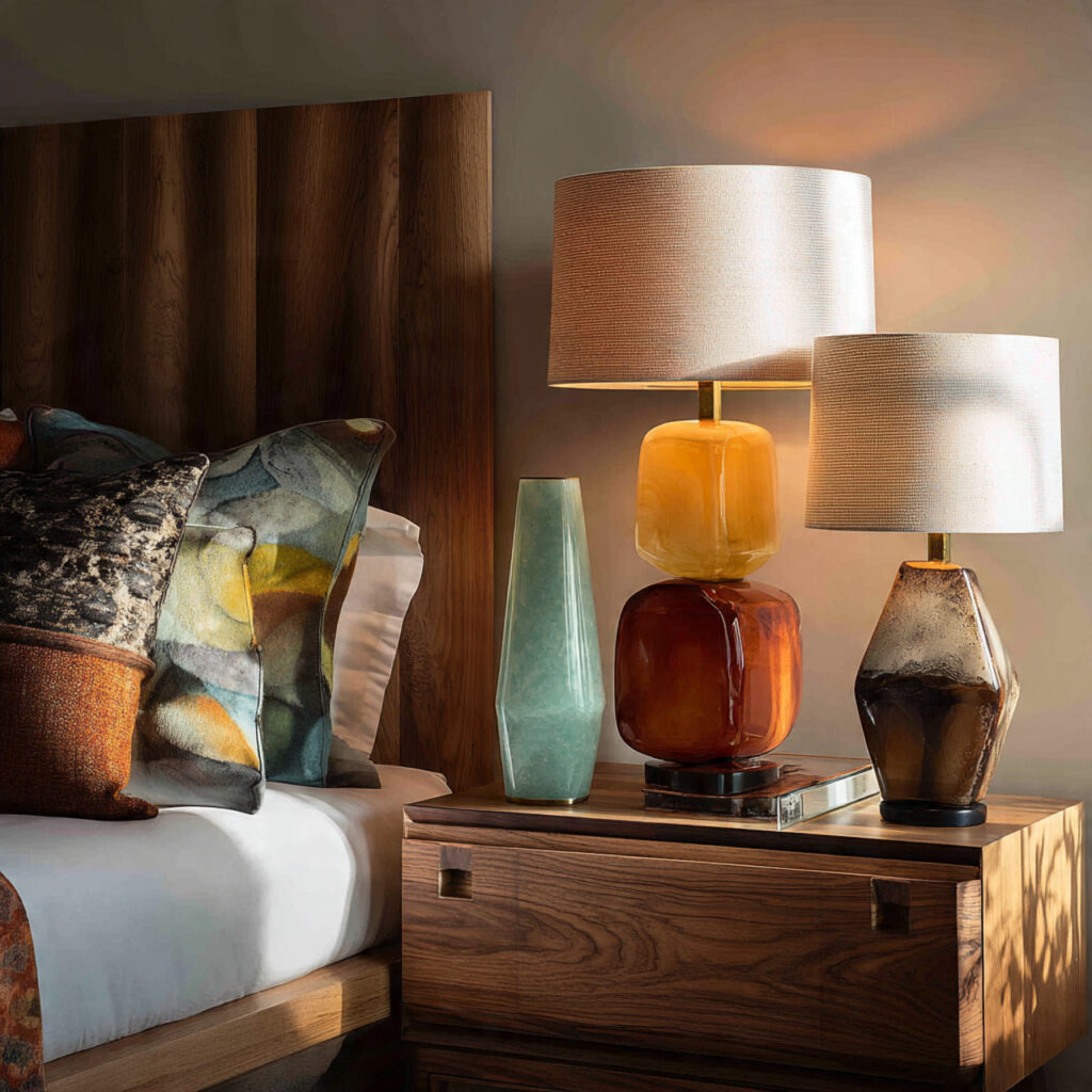 Creative bedside table lamp ideas