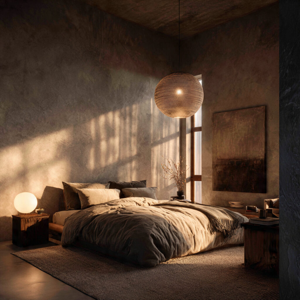 Soft shadow bedroom lighting ideas