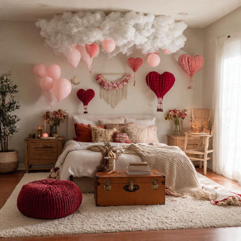 valentines bedroom decor