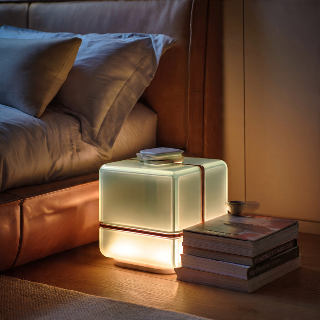 Integrated Light-Emitting Bedside Tables