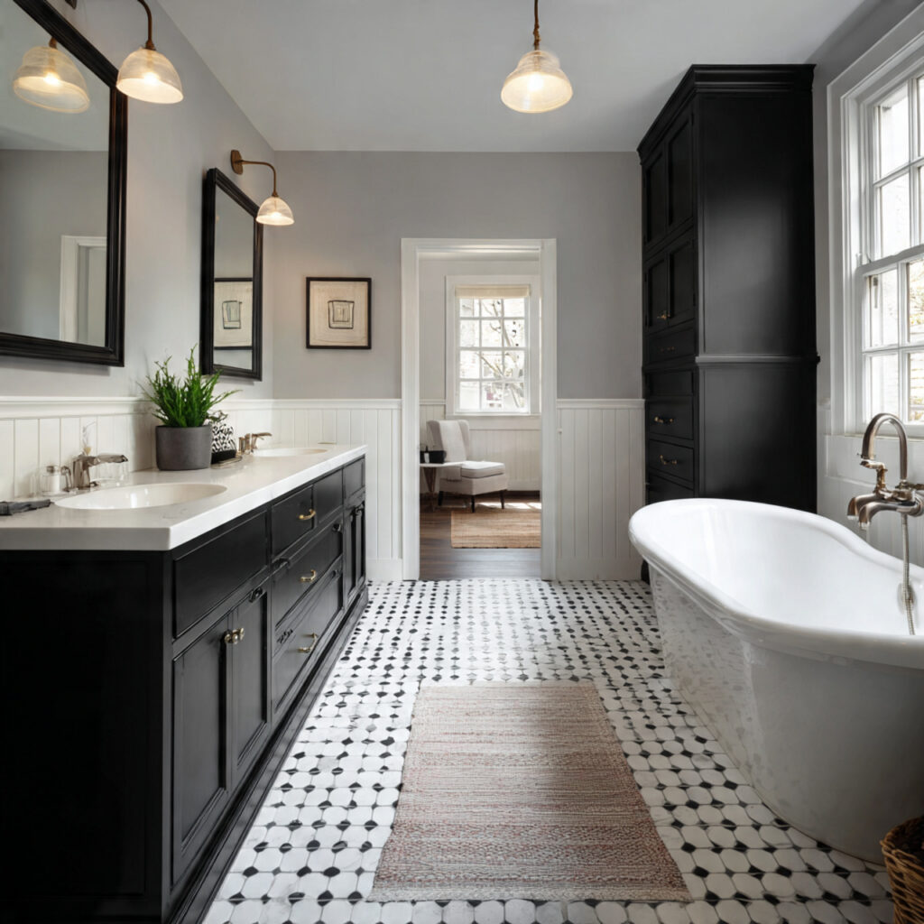 Black and White Bathroom Ideas for Homes