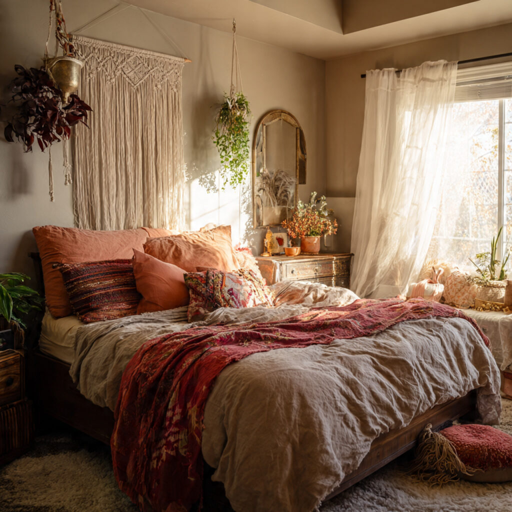 Boho valentines bedroom ideas