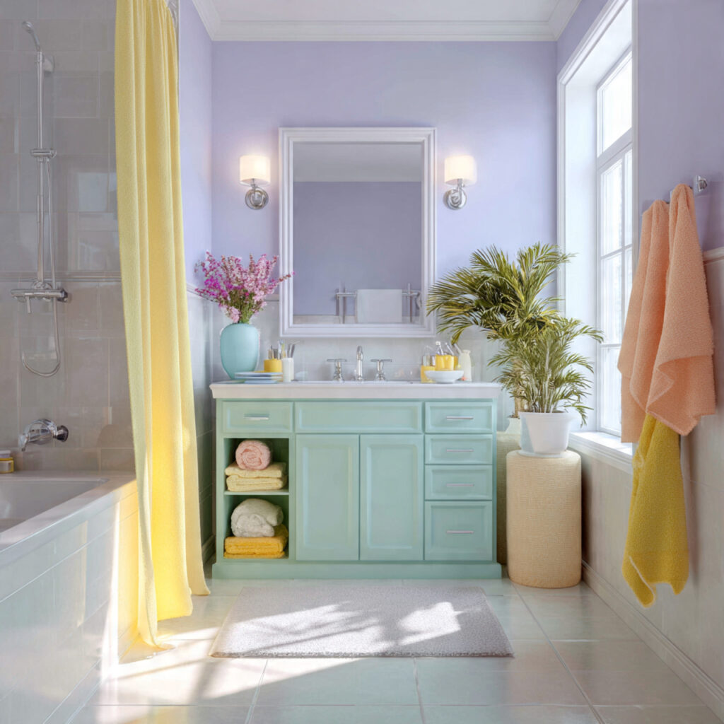 29 Fresh Spring Bathroom Decor Ideas to Try Now 2 a bright airy bathroom interior with soft