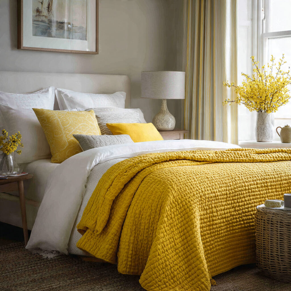 Sunny Yellow Quilt Toppers