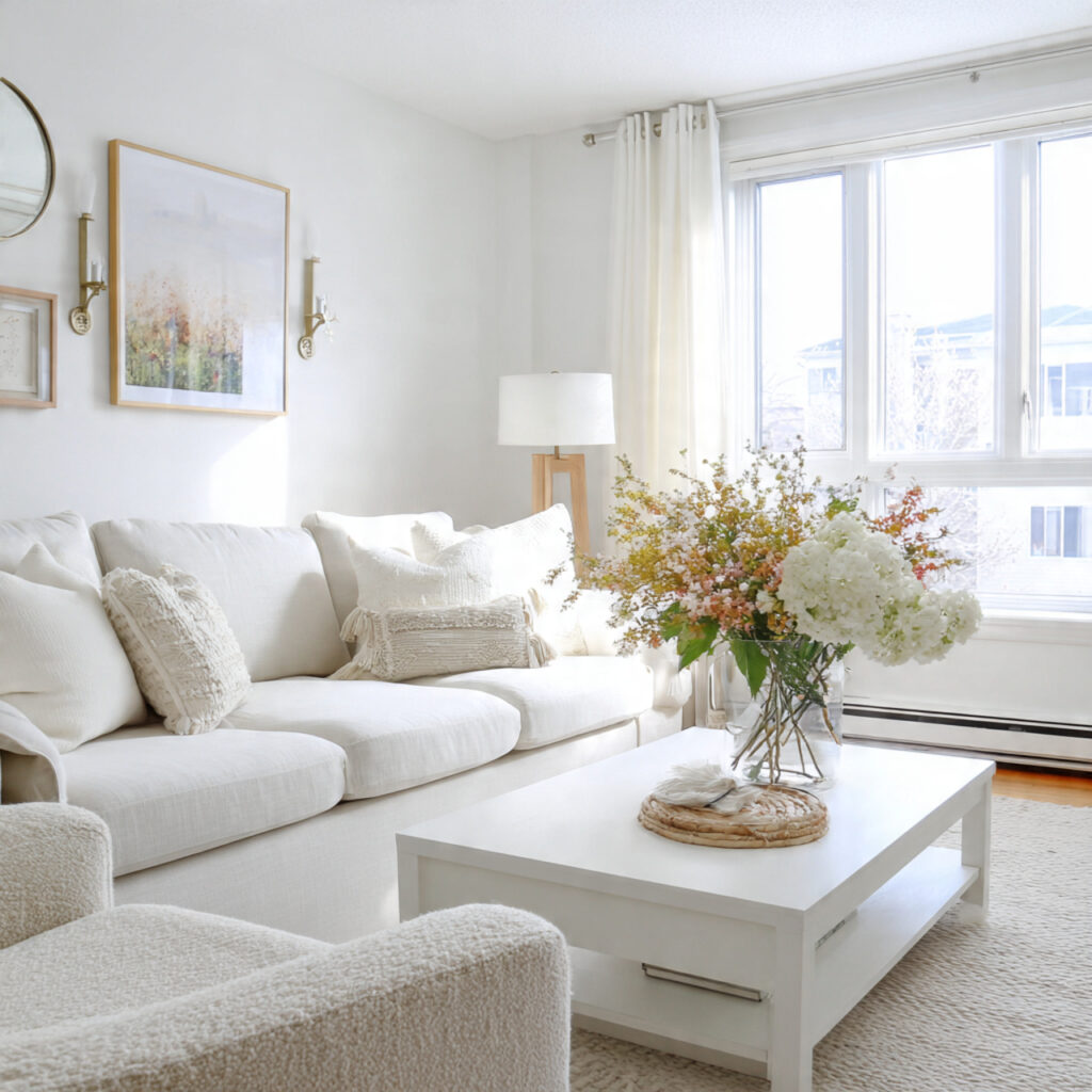 Bright White Spring Decor Ideas