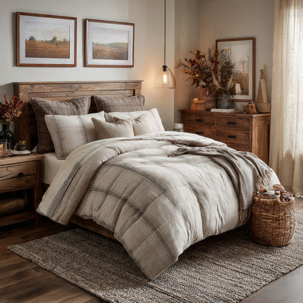 Farmhouse-inspired bedroom set ideas