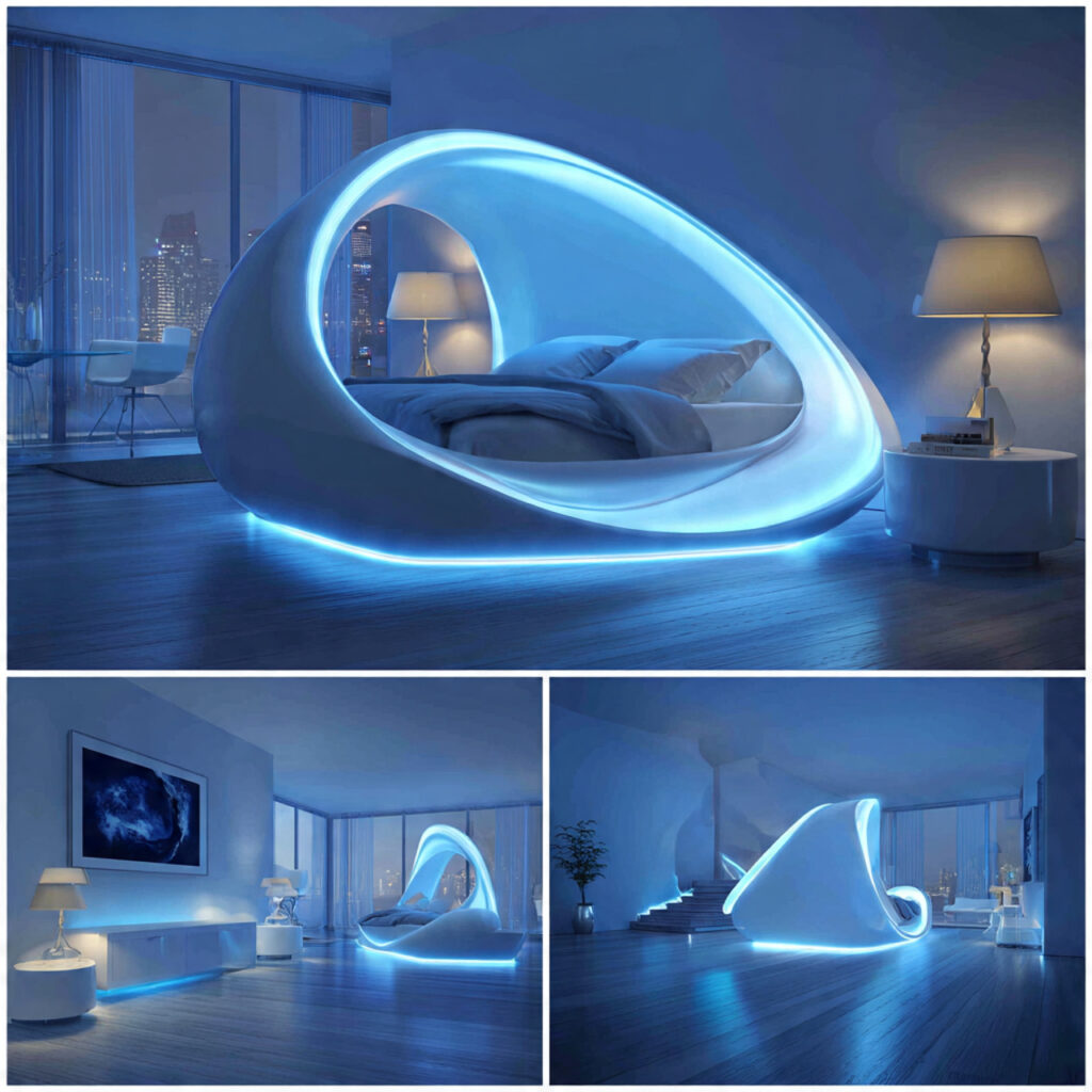 Future-inspired bedroom lamps ideas