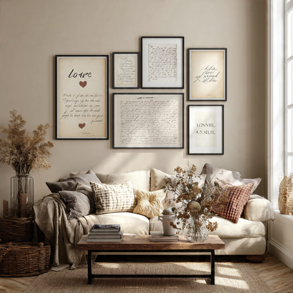 Framed Love Letter Gallery