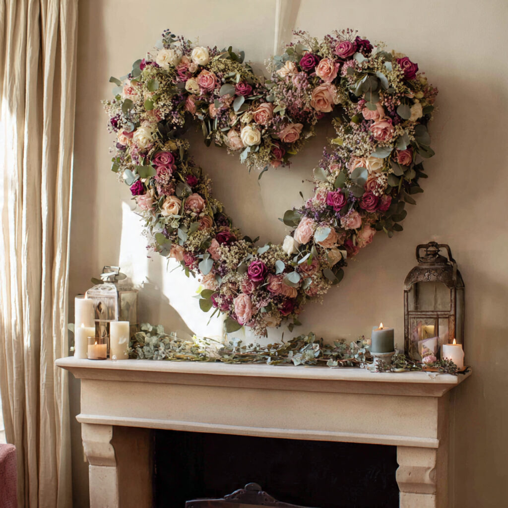 Heart Shaped Floral Wreaths